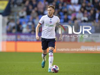 George Johnston #6 of Bolton Wanderers F.C. participates in the Sky Bet League 1 match between Bolton Wanderers and Burton Albion at the Tou...