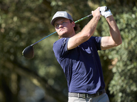 Freddy Schott of Germany tees off on the 15th hole on the third day of the Estrella Damm N.A. Andalucia Masters 2024 at Real Club de Golf So...