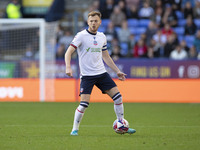 George Johnston #6 of Bolton Wanderers F.C. participates in the Sky Bet League 1 match between Bolton Wanderers and Burton Albion at the Tou...