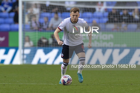 George Johnston #6 of Bolton Wanderers F.C. is in action during the Sky Bet League 1 match between Bolton Wanderers and Burton Albion at the...