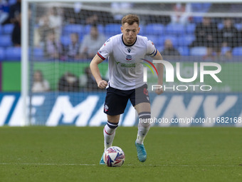 George Johnston #6 of Bolton Wanderers F.C. is in action during the Sky Bet League 1 match between Bolton Wanderers and Burton Albion at the...