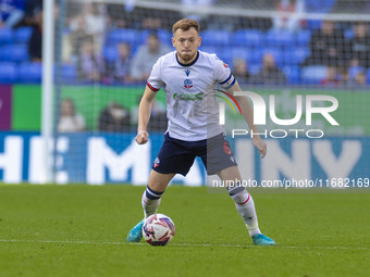 George Johnston #6 of Bolton Wanderers F.C. is in action during the Sky Bet League 1 match between Bolton Wanderers and Burton Albion at the...