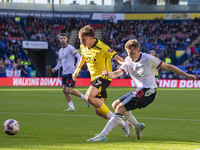 Szabolcs Schon #23 of Bolton Wanderers F.C. takes a shot at goal during the Sky Bet League 1 match between Bolton Wanderers and Burton Albio...