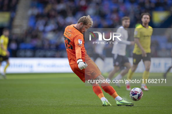 Harvey Isted #13 (GK) of Burton Albion F.C. during the Sky Bet League 1 match between Bolton Wanderers and Burton Albion at the Toughsheet S...