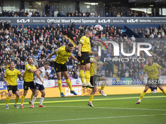 During the Sky Bet League 1 match between Bolton Wanderers and Burton Albion at the Toughsheet Stadium in Bolton, England, on October 19, 20...