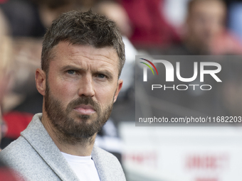 Middlesbrough Manager Michael Carrick is present during the Sky Bet Championship match between Middlesbrough and Bristol City at the Riversi...