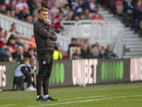 Bristol City Interim Manager Chris Hogg is present during the Sky Bet Championship match between Middlesbrough and Bristol City at the River...