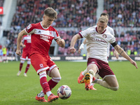 Ben Doak participates in the Sky Bet Championship match between Middlesbrough and Bristol City at the Riverside Stadium in Middlesbrough, En...