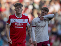 Ben Doak participates in the Sky Bet Championship match between Middlesbrough and Bristol City at the Riverside Stadium in Middlesbrough, En...