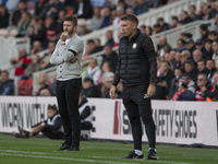 Middlesbrough Manager Michael Carrick is present during the Sky Bet Championship match between Middlesbrough and Bristol City at the Riversi...