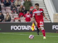 Neto Borges of Middlesbrough plays during the Sky Bet Championship match between Middlesbrough and Bristol City at the Riverside Stadium in...