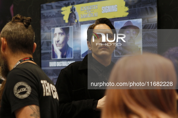 David Dastmalchian, an American actor, writer, and producer, participates in Comic Con in Manhattan, New York, on October 19, at the Javits...