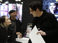 David Dastmalchian, an American actor, writer, and producer, participates in Comic Con in Manhattan, New York, on October 19, at the Javits...