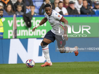 Victor Adeboyejo #9 of Bolton Wanderers F.C. is in action during the Sky Bet League 1 match between Bolton Wanderers and Burton Albion at th...