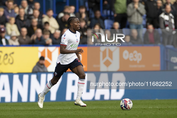 During the Sky Bet League 1 match between Bolton Wanderers and Burton Albion at the Toughsheet Stadium in Bolton, England, on October 19, 20...