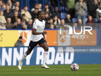 During the Sky Bet League 1 match between Bolton Wanderers and Burton Albion at the Toughsheet Stadium in Bolton, England, on October 19, 20...