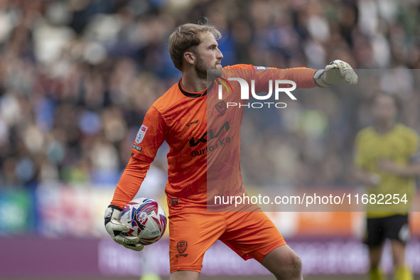 Harvey Isted #13 (GK) of Burton Albion F.C. during the Sky Bet League 1 match between Bolton Wanderers and Burton Albion at the Toughsheet S...