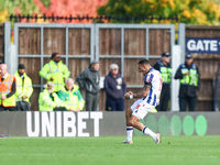 Karlan Grant celebrates his goal to put West Bromwich Albion ahead during the Sky Bet Championship match between Oxford United and West Brom...