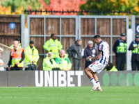 Karlan Grant celebrates his goal to put West Bromwich Albion ahead during the Sky Bet Championship match between Oxford United and West Brom...