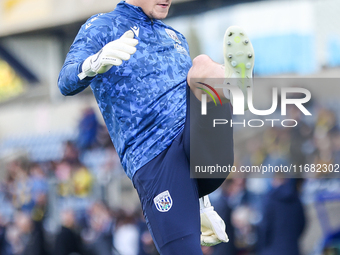 Number 30, Ted Cann of WBA warms up during the Sky Bet Championship match between Oxford United and West Bromwich Albion at the Kassam Stadi...