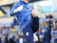 Number 30, Ted Cann of WBA warms up during the Sky Bet Championship match between Oxford United and West Bromwich Albion at the Kassam Stadi...