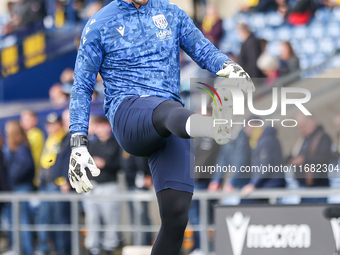 #23, Joe Wildsmith of WBA warms up during the Sky Bet Championship match between Oxford United and West Bromwich Albion at the Kassam Stadiu...