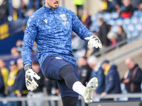 #23, Joe Wildsmith of WBA warms up during the Sky Bet Championship match between Oxford United and West Bromwich Albion at the Kassam Stadiu...