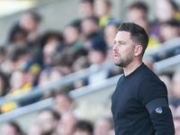 Oxford manager, Des Buckingham, is present during the Sky Bet Championship match between Oxford United and West Bromwich Albion at the Kassa...