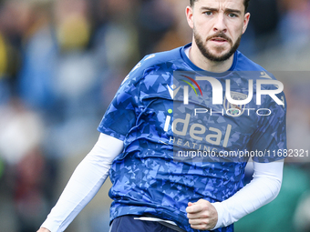 Mikey Johnston of WBA warms up during the Sky Bet Championship match between Oxford United and West Bromwich Albion at the Kassam Stadium in...