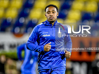 RKC defender Juan Familia-Castillo plays during the match between RKC and Twente at the Mandemakers Stadium in Waalwijk, Netherlands, on Oct...