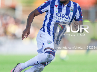 Grady Diangana of WBA is in action during the Sky Bet Championship match between Oxford United and West Bromwich Albion at the Kassam Stadiu...