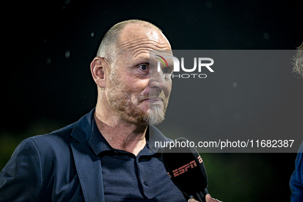 FC Twente trainer Joseph Oosting is present during the match between RKC and Twente at the Mandemakers Stadium in Waalwijk, Netherlands, on...