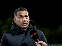 RKC trainer Henk Fraser is present during the match between RKC and Twente at the Mandemakers Stadium for the 2024-2025 season in Waalwijk,...