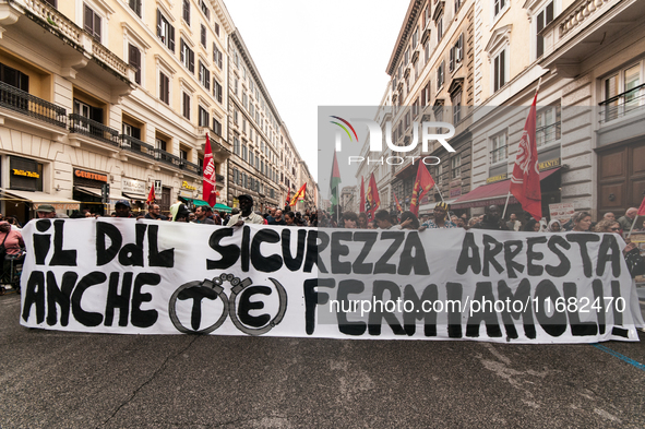 Thousands join the march to protest against the 1660 bill. The new law toughens the penalties for street demonstrations, road blockades, pea...