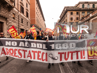 Thousands join the march to protest against the 1660 bill. The new law toughens the penalties for street demonstrations, road blockades, pea...