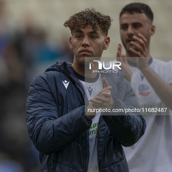 Dion Charles #10 of Bolton Wanderers F.C. applauds at full time during the Sky Bet League 1 match between Bolton Wanderers and Burton Albion...