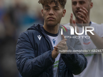 Dion Charles #10 of Bolton Wanderers F.C. applauds at full time during the Sky Bet League 1 match between Bolton Wanderers and Burton Albion...