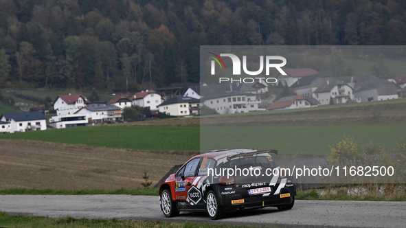 Driver Nikolay Gryazin and co-driver Konstantin Aleksandrov of the team AEC - DG Sport Competition Citroen C3 face the third day of the race...