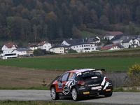 Driver Nikolay Gryazin and co-driver Konstantin Aleksandrov of the team AEC - DG Sport Competition Citroen C3 face the third day of the race...