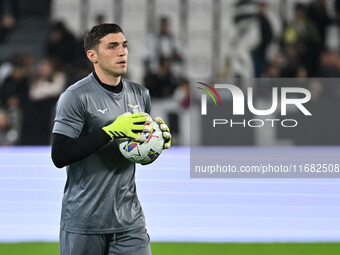 Christos Mandas of S.S. Lazio participates in the 8th day of the Serie A Championship between Juventus F.C. and S.S. Lazio at Allianz Stadiu...