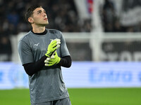 Christos Mandas of S.S. Lazio participates in the 8th day of the Serie A Championship between Juventus F.C. and S.S. Lazio at Allianz Stadiu...