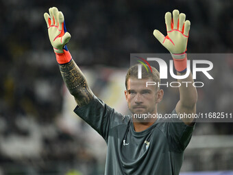 Ivan Provedel of S.S. Lazio participates in the 8th day of the Serie A Championship between Juventus F.C. and S.S. Lazio at Allianz Stadium...