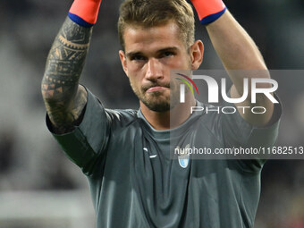 Ivan Provedel of S.S. Lazio participates in the 8th day of the Serie A Championship between Juventus F.C. and S.S. Lazio at Allianz Stadium...