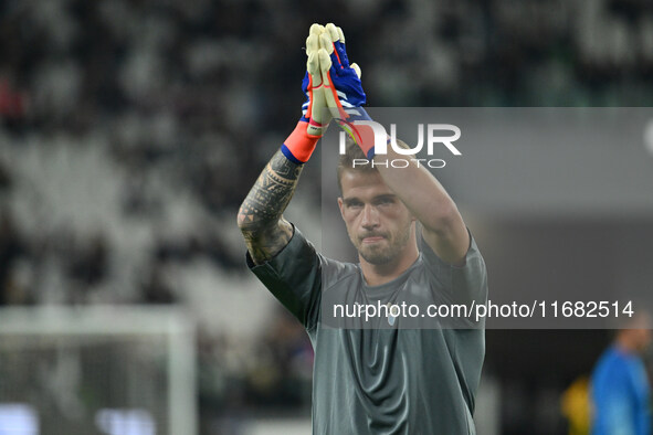 Ivan Provedel of S.S. Lazio participates in the 8th day of the Serie A Championship between Juventus F.C. and S.S. Lazio at Allianz Stadium...