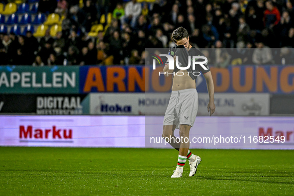 FC Twente forward Ricky van Wolfswinkel plays during the match between RKC and Twente at the Mandemakers Stadium in Waalwijk, Netherlands, o...