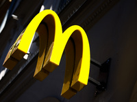  McDonald's logo is seen in Krakow, Poland on October 19th, 2024. (