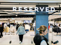 Reserved store in a shopping center in Krakow, Poland on October 19th, 2024. (