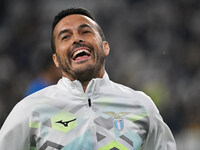 Pedro of S.S. Lazio participates in the 8th day of the Serie A Championship between Juventus F.C. and S.S. Lazio at Allianz Stadium in Turin...