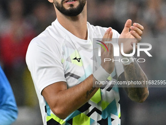 Valentin Castellanos of S.S. Lazio participates in the 8th day of the Serie A Championship between Juventus F.C. and S.S. Lazio at Allianz S...