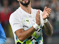 Valentin Castellanos of S.S. Lazio participates in the 8th day of the Serie A Championship between Juventus F.C. and S.S. Lazio at Allianz S...